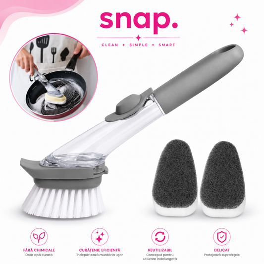 Dish Wand Pro – Peria Inteligentă cu Detergent Încorporat